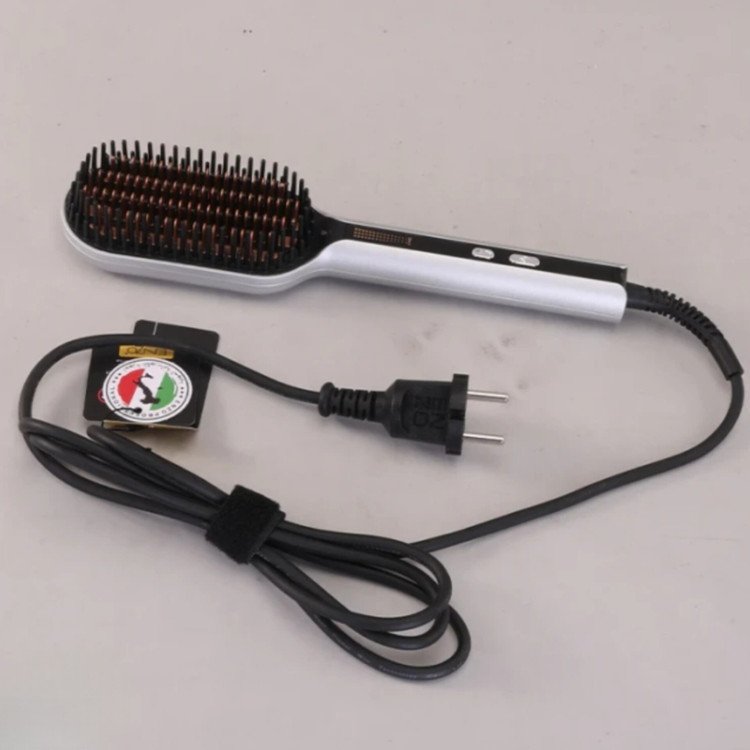 برس حرارتی و صافکننده مو انزو مدل EN-4100 با صفحات سرامیک تورمالین و نمایشگر LED دیجیتال