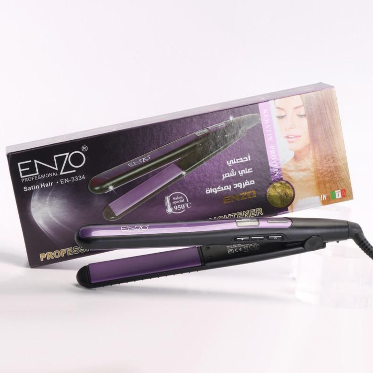 اتو مو حرفهای Enzo مدل EN-3334 (سری کراتینه و حالتدهی)