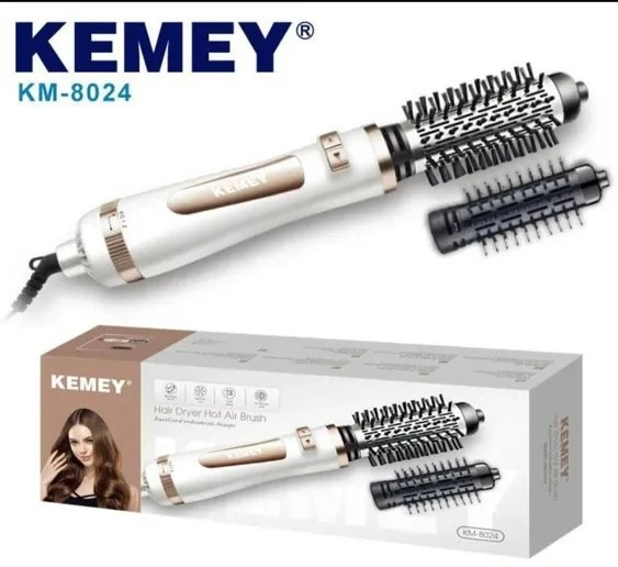سشوار برسدار چرخشی کیمی مدل Kemei KM-8024