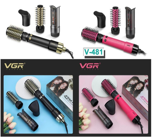سشوار و استایلر چرخشی حرفهای ویجیآر مدل V-481