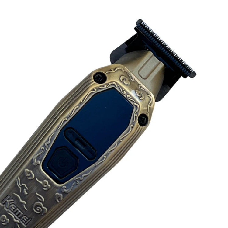 ماشین اصلاح و خط زن شارژی کیمی مدل KM-1575 (رنگ طلایی مات)
