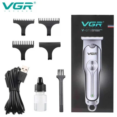 ماشین اصلاح موی سر و صورت وی جی ار مدل PROFESSIONAL V_071 با تیغه استیل ضد زنگ