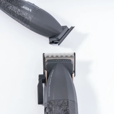 ست ماشین اصلاح موی سر و صورت وی جی آر مدل V-640 با تیغه سرامیک DLC